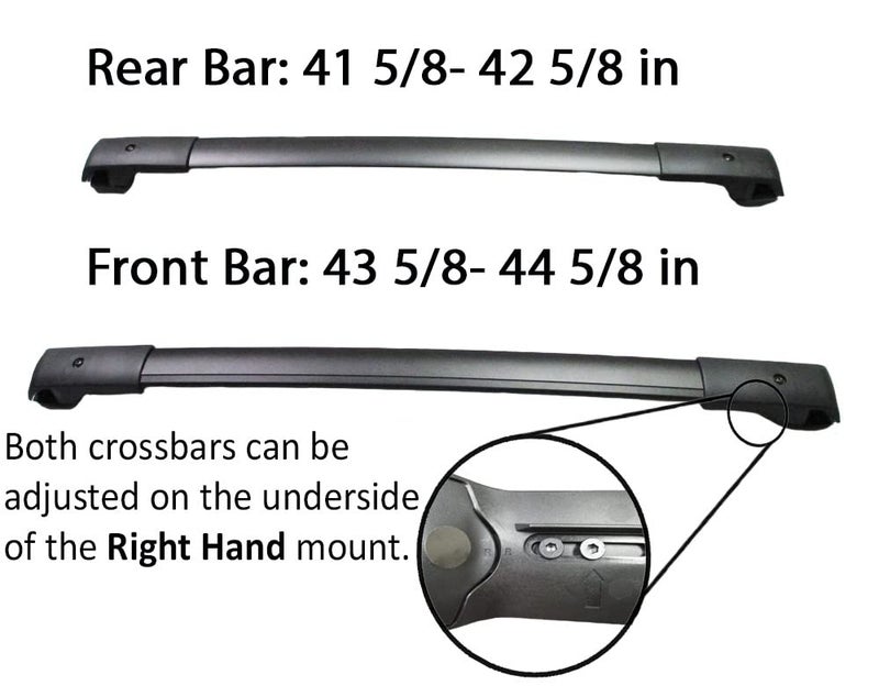 BRIGHTLINES Aero Cross Bars Roof Racks Luggage Rack Replacement for 2014-2018 Subaru Forester - Image 4